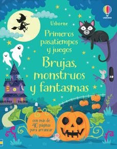 PORTADA LIBRO ACTIVIDADES BRUJAS, MONSTRUOS Y FANTASMAS DE USBORNE