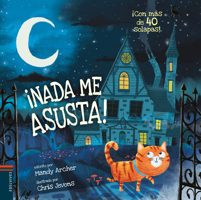 PORTADA CUENTO INFANTIL CON SOLAPAS  ¡NADA ME ASUSTA