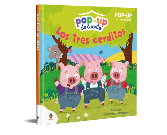 PORTADA CUENTO INFANTIL POP UP DE CUENTO LOS TRES CERDITOS