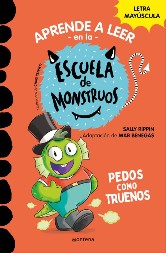 PORTADA CUENTO INFANTIL PRIMEROS LECTORES ESCUELA DE MONSTRUOS 7. PEDOS COMO TRUENOS