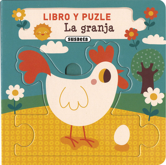 PORTADA LIBRO Y PUZLE LA GRANJA SUSAETA