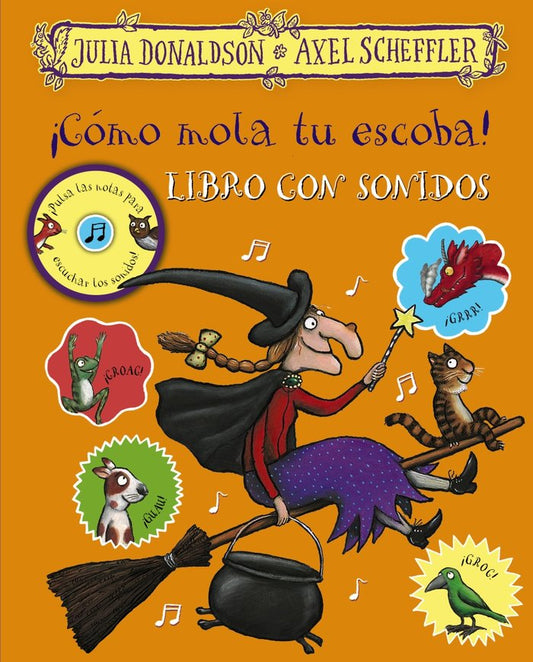 PORTADA CÓMO MOLA TU ESCOBA EDICIÓN LIBRO CON SONIDOS