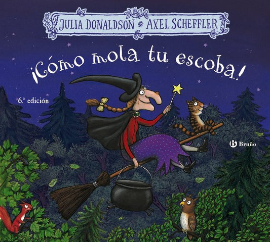 PORTADA ÁLBUM ILUSTRADO CÓMO MOLA TU ESCOBA