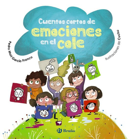 Portada infantil Cuentos cortos de emociones en el cole