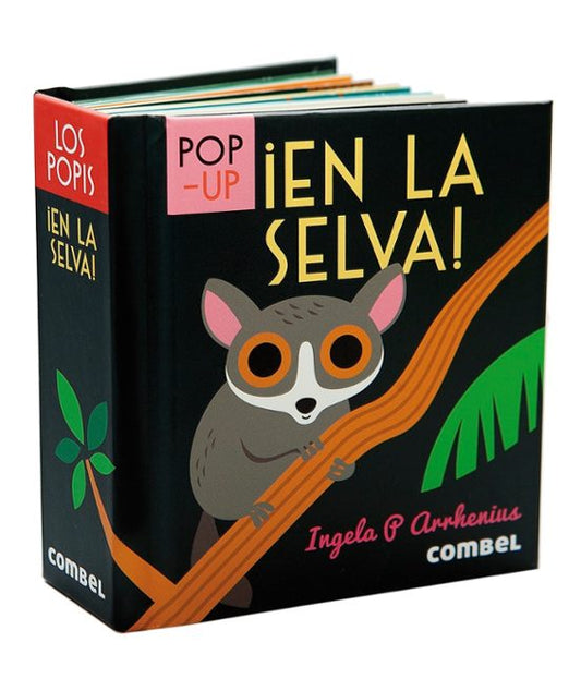 portada cuento pop up ¡En la Selva!