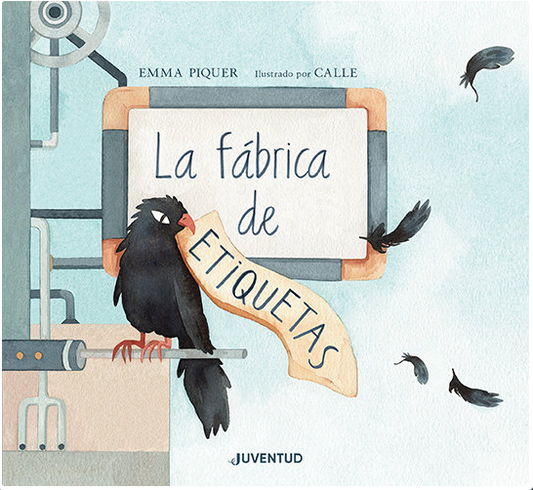 Portada álbum ilustrado La Fabrica de Etiquetas