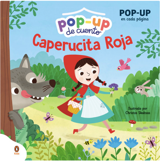 (PREVENTA) POP UP DE CUENTO CAPERUCITA ROJA