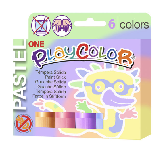 PLAYCOLOR BASIC ONE PASTEL CAJA 6