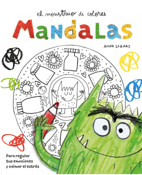 EL MONSTRUO DE COLORES MANDALAS