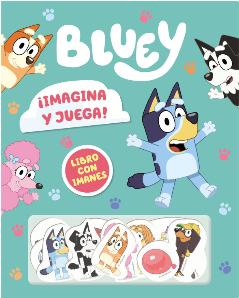 BLUEY LIBRO MAGNÉTICO ¡IMAGINA Y JUEGA!