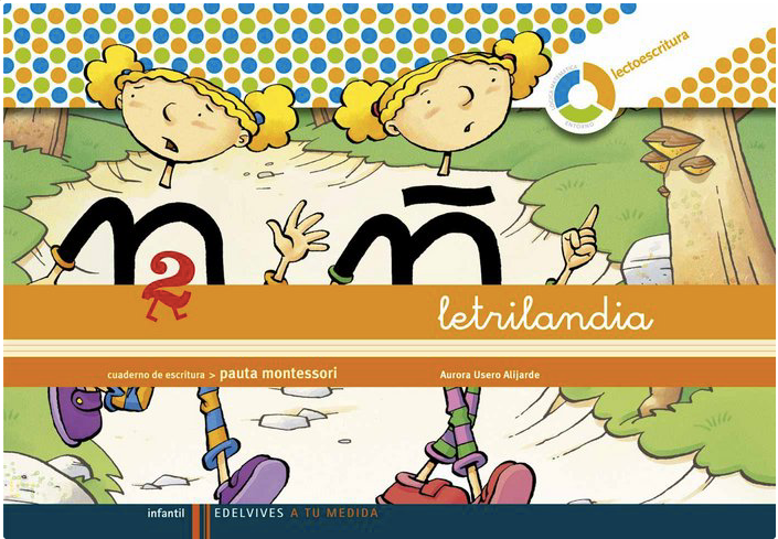 LETRILANDIA 2 ESPIRAL PAUTA MONTESSORI