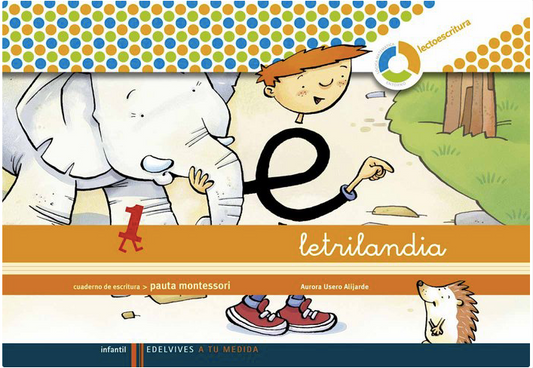 LETRILANDIA 1 ESPIRAL PAUTA MONTESSORI