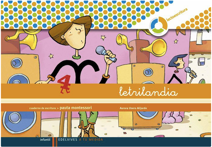 LETRILANDIA 4 ESPIRAL PAUTA MONTESSORI