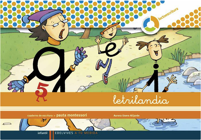 LETRILANDIA 5 ESPIRAL PAUTA MONTESSORI