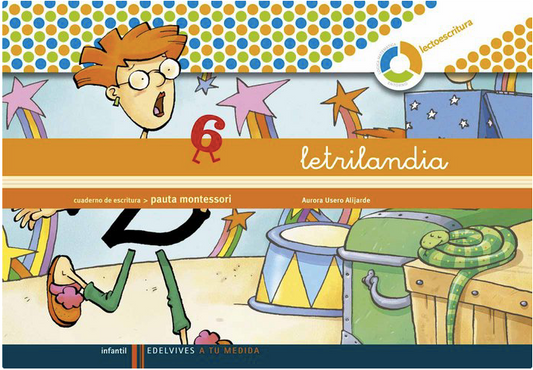 LETRILANDIA 6 ESPIRAL PAUTA MONTESSORI