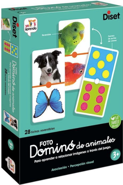 JUEGO EDUCATIVO YO APRENDO DISET DOMINÓ DE ANIMALES