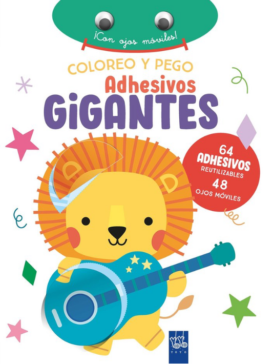 COLOREO Y PEGO ADHESIVOS GIGANTES LEÓN