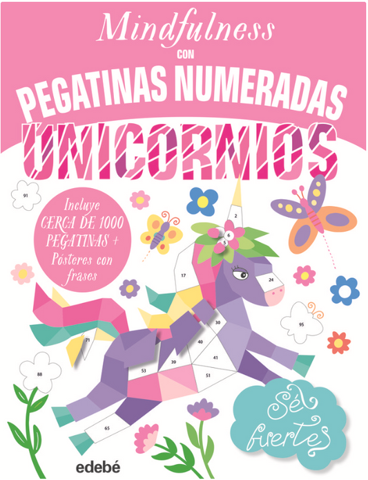 MINDFULNESS CON PEGATINAS NUMERADAS UNICORNIOS