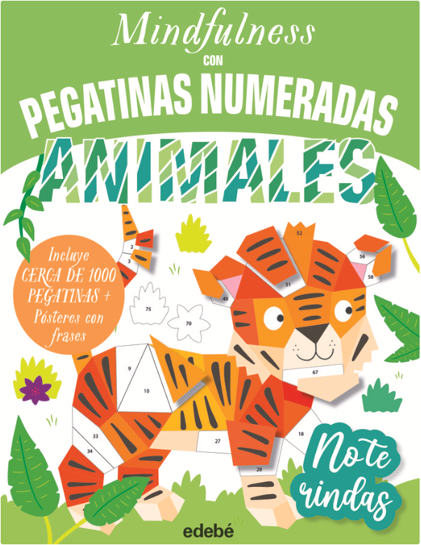 MINDFULNESS CON PEGATINAS NUMERADAS ANIMALES