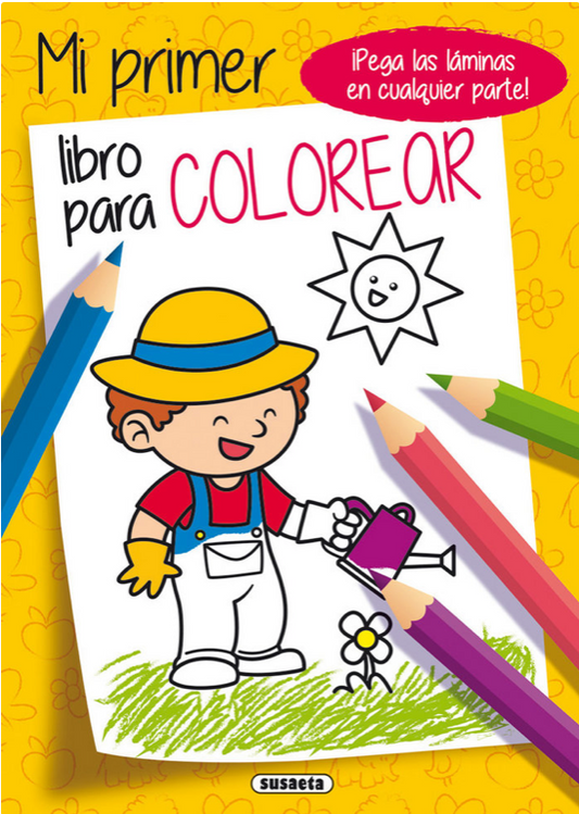 MI PRIMER LIBRO PARA COLOREAR AMARILLO