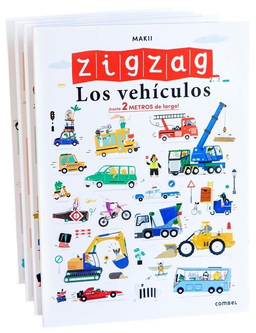 ZIGZAG LOS VEHÍCULOS (LIBRO ACORDEÓN GIGANTE)