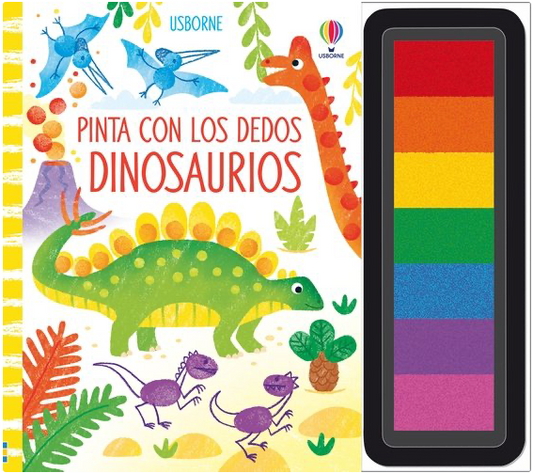 DINOSAURIOS PINTA CON LOS DEDOS