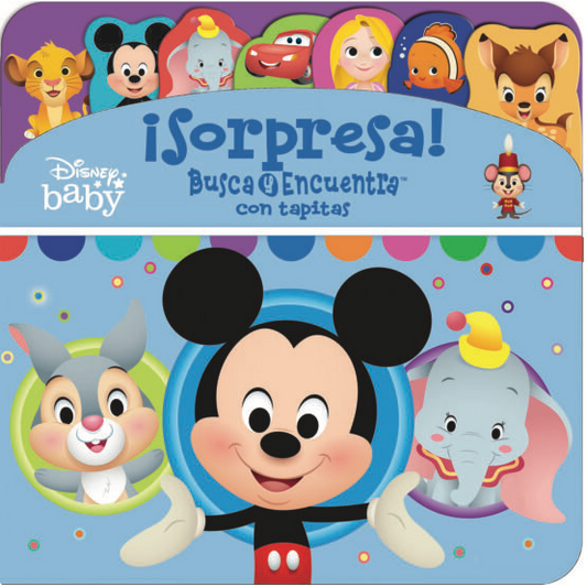 ¡SORPRESA! BUSCA Y ENCUENTRA CON TAPITAS DISNEY BABY