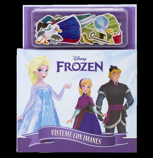 FROZEN VÍSTEME CON IMANES. Libro magnético