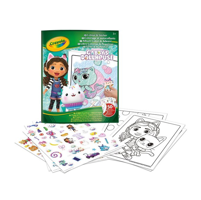 GABBY LIBRO PARA COLOREA + STICKERS