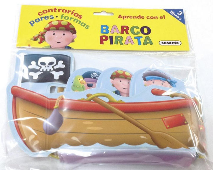 APRENDE CON EL BARCO PIRATA. LIBRO BAÑO