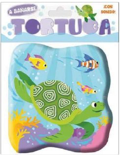 TORTUGA CON SONIDO. LIBRO BAÑO