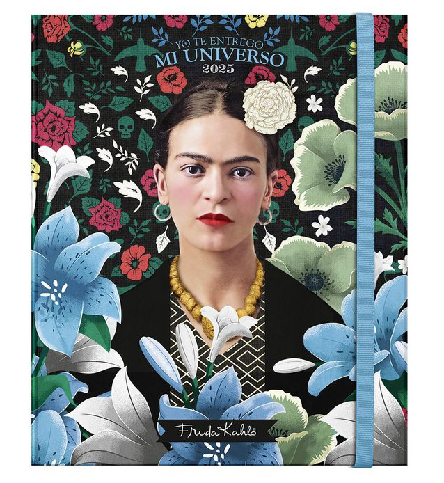 AGENDA ANUAL A5 FRIDA KAHLO BLUE 2025