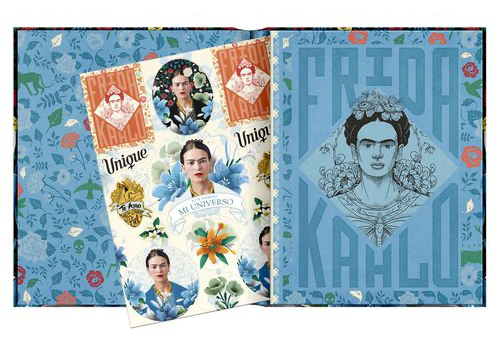 AGENDA ANUAL A5 FRIDA KAHLO BLUE 2025