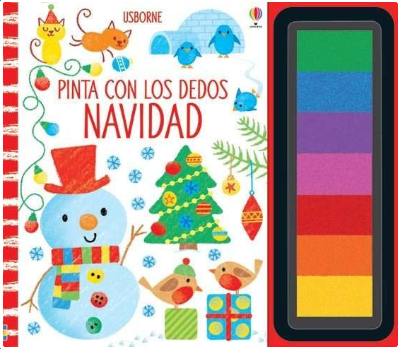 NAVIDAD PINTA CON LOS DEDOS