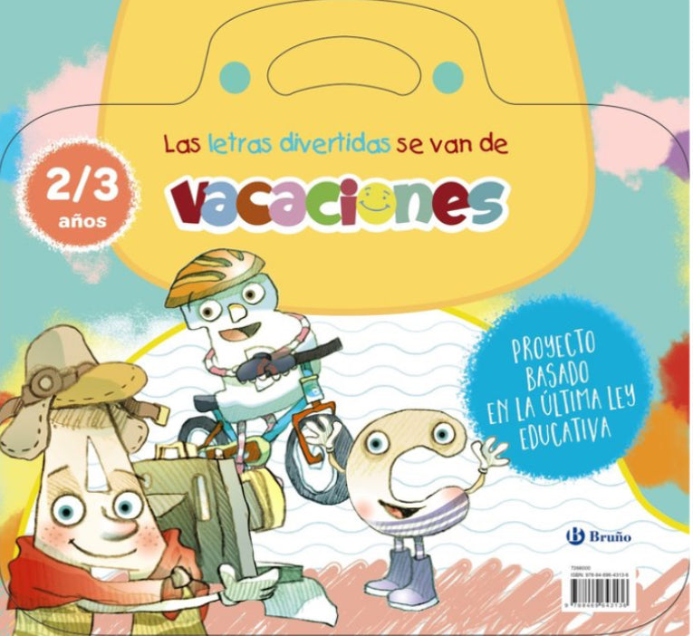 LAS LETRAS DIVERTIDAS SE VAN DE VACACIONES (2-3 AÑOS)